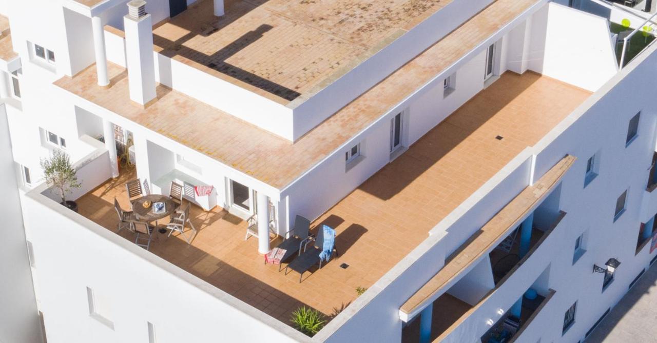 Terraza Trafalgar Apartamento Tipo Penthouse Con Enorme Terraza Y Vistas Al Mar Conil De La Frontera Ngoại thất bức ảnh