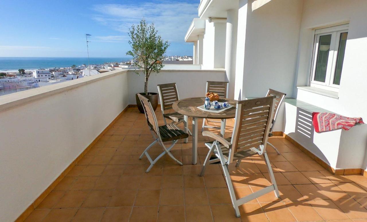 Terraza Trafalgar Apartamento Tipo Penthouse Con Enorme Terraza Y Vistas Al Mar Conil De La Frontera Ngoại thất bức ảnh
