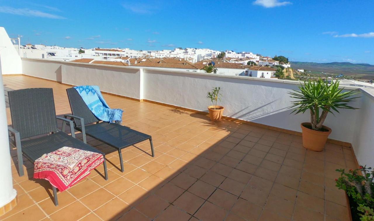 Terraza Trafalgar Apartamento Tipo Penthouse Con Enorme Terraza Y Vistas Al Mar Conil De La Frontera Ngoại thất bức ảnh